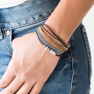 Paparazzi Day-Trip Trotter Blue Urban Bracelet